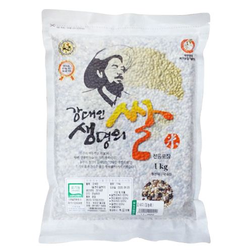 우리원 강대인 유기농 오색미 1kg  생명의쌀